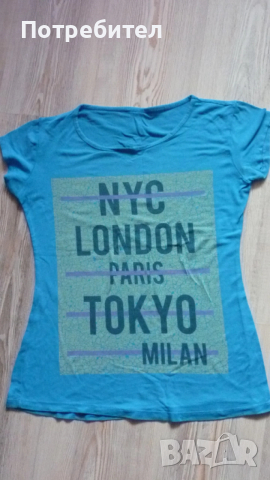 Дамски блузи с къс и дълъг ръкав ХS-ХL, снимка 16 - Блузи с дълъг ръкав и пуловери - 13635335