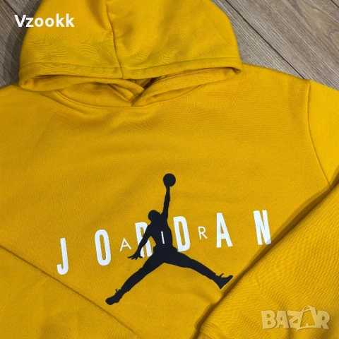 Мъжко горнище Air Jordan Big Logo | S размер, снимка 3 - Суичъри - 53226125