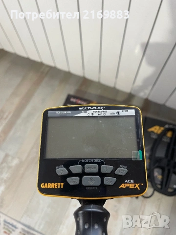 Металотърсач Garrett apex в гаранция 