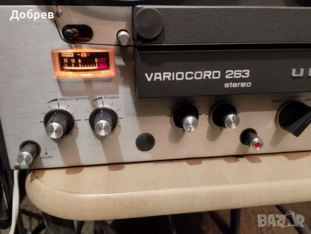 Ролков магнетофон Uher Variocord 263, снимка 3 - Радиокасетофони, транзистори - 56259846