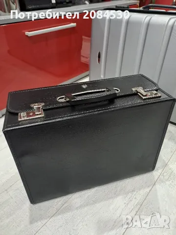 Твърд кожен куфар за документи , снимка 2 - Органайзери за бюро - 49165962