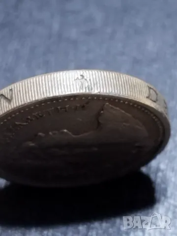 1 паунд 1983г. /рядка/, снимка 4 - Нумизматика и бонистика - 48310758