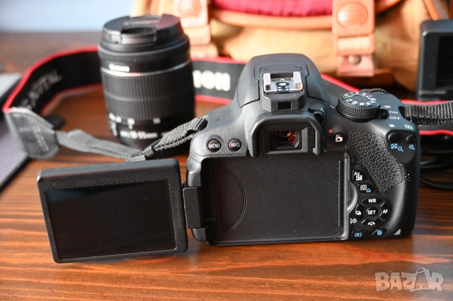 Canon 700D + Canon EF-S 18-55mm f4.5-5.6 IS STM, снимка 4 - Фотоапарати - 53520866