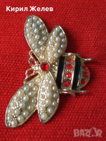 ЗЛАТИСТА ПЕПЕРУДА АРТ АПЛИКАЦИЯ с КАМЪЧЕТА 7356 , снимка 6 - Други - 30720192