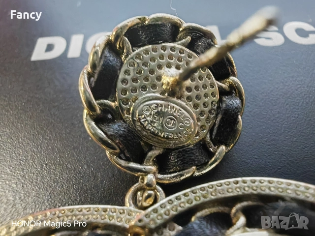 Страхотни обици Chanel , снимка 9 - Обеци - 53618509