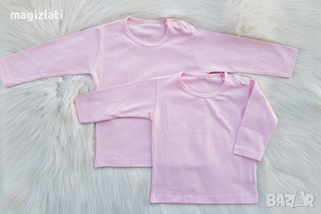 Детски блузи за момиче размер 74,80,86см. НОВИ, снимка 4 - Бебешки блузки - 36237343