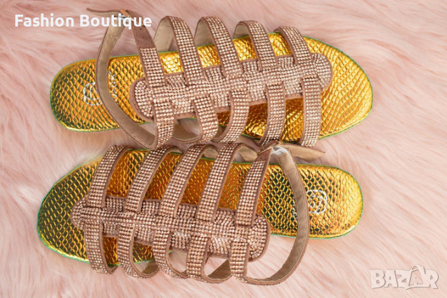 Дамски сандали с камъчета 36/41, снимка 3 - Сандали - 36169989