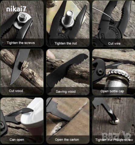 мултитул 121 Survivor Gerrber  клещи авариен инструмент за оцеляване, снимка 6 - Ножове - 42099824