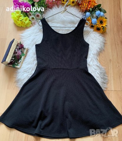 Черна рокля Н&М, снимка 1 - Рокли - 41341453