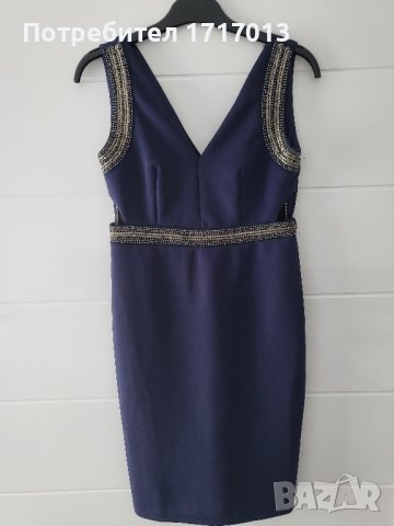 TFNC синя рокля,  размер S, снимка 4 - Рокли - 42421838