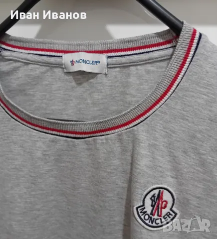 Оригинална фланелка Moncler, снимка 2 - Блузи - 48819387