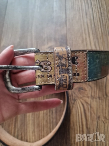 Страхотни мъжки кожени колани естествена кожа LEVI'S & ENGELBERT STRAUSS , снимка 3 - Колани - 52399285