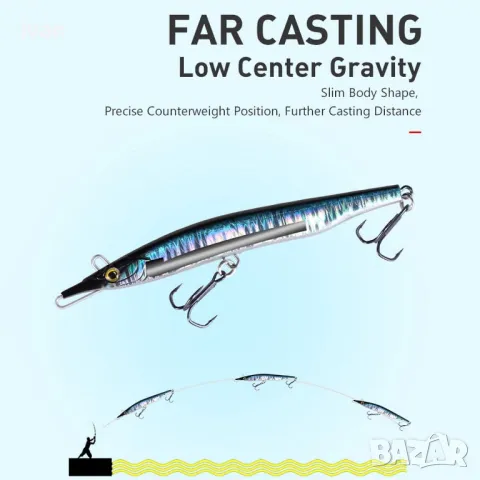 Kingdom воблер морски 135 мм, 32г., снимка 2 - Такъми - 50042406