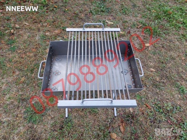 Ръчно изработено Барбекю на дървени въглища  , снимка 5 - Барбекюта - 38618901