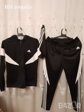 ADIDAS Performance Colorblock Tracksuit Black екип