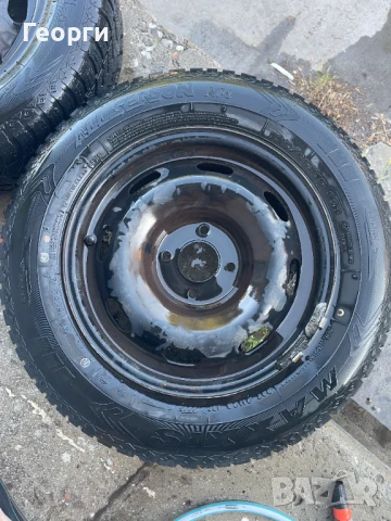 Комплект гуми Maxxis джанти тасове и болтове 195/65R15 Болтове 4х108/ 65.1мм, снимка 2 - Гуми и джанти - 50778741