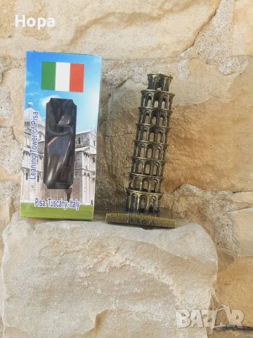 Наклонената кула в Пиза - сувенир от метал 