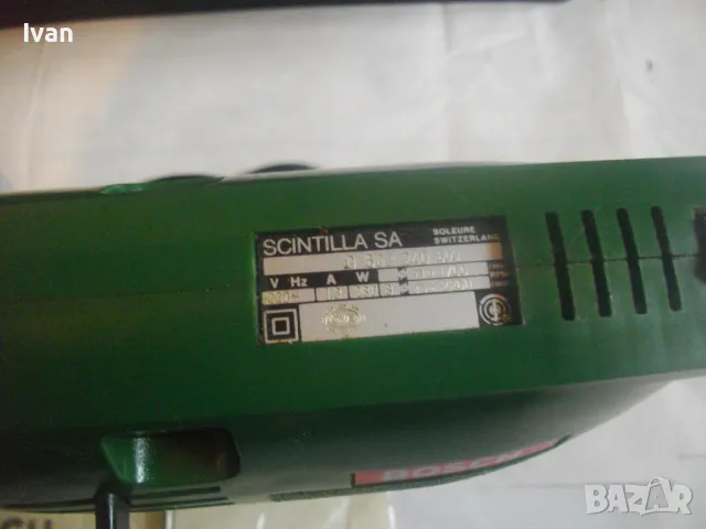НОВА ОРИГИНАЛНА ШВЕЙЦАРСКА БОШ ЕЛ. ДРЕЛКА БОРМАШИНА BOSCH Made in SWITZERLAND СТАРО КАЧЕСТВО В ЧАНТА, снимка 11 - Бормашини - 48983316
