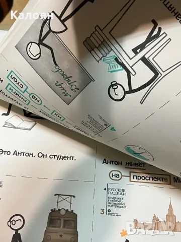 Учебен албум руските падежи - нагледни материали , снимка 8 - Художествена литература - 48561215