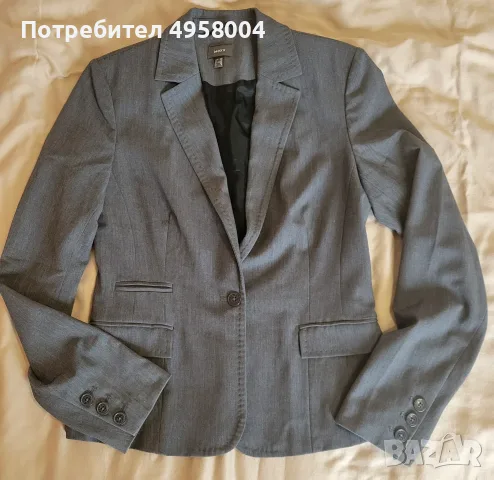 Дамско сиво сако MEXX, размер 38, снимка 6 - Сака - 56208318