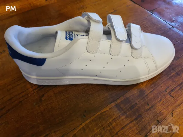 Маратонки adidas кожени Stan Smith FR44 2/3 НОВИ!, снимка 3 - Маратонки - 49069137