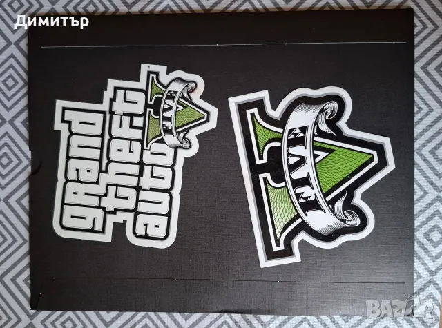 GTA 5 СЕТ Постери/Стикери/Папка от играта за PS 4 /PS5, снимка 5 - Аксесоари - 56099612