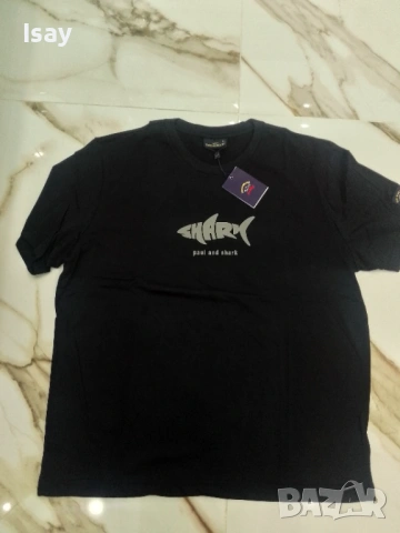 Мъжка тениска Паул Шарк 3ХЛ последен размер в черен цвят 