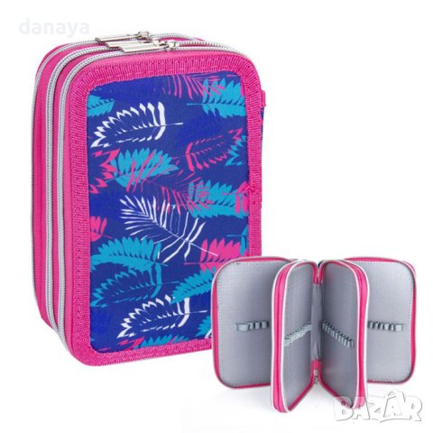 3940 Ученически несесер с 3 отделения за моливи и химикали