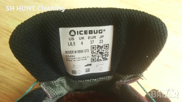 ICEBUG ROVER W RB9X GORE-TEX BOA Shoes размер EUR 37 дамски маратонки водонепромокаеми - 1304, снимка 18 - Маратонки - 51218635