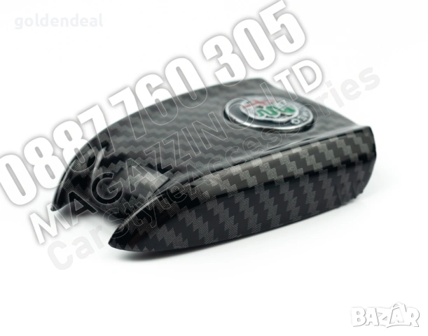 Капак Кутийка за Ключ Алфа Ромео Джулия Стелвио Тонале Цвят Карбон, снимка 5 - Аксесоари и консумативи - 53748414