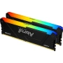Памет Kingston FURY Beast Black RGB 16GB(2x8GB) DDR4 3200MHz CL16, снимка 2