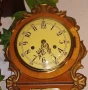 Рядък френски стенен бароков часовник луи 15 ., снимка 3