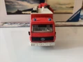 Метална количка SIKU Пожарна с кран Mercedes LKW 1:55, снимка 8