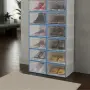 12 x  кутии за съхранение SHOEZY – повече ред, повече място, нулев хаос, снимка 2