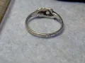 ЖИТНИ КЛАСОВЕ СТАР СРЕБЪРЕН ПРЪСТЕН СРЕБРО ВИСОКА ПРОБА АРТ ИЗРАБОТКА с ЩЕМПЕЛ на МАЙСТОРА 47512, снимка 3