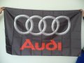 AUDI знаме Ауди Германия автомобили коли Quattro реклама, снимка 1 - Аксесоари и консумативи - 18929602