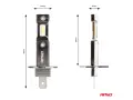 LED крушки AMiO Hybrid H1 6000K 60W 12V CANBUS, снимка 4