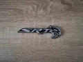 SRT Hellcat сребристо с черно емблема дясна, снимка 1
