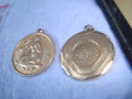 2 РЕТРО ВИНТИДЖ ПОЗЛАТЕНИ БРОНЗОВИ СТИЛНИ КРАСИВИ МЕДАЛЬОНА ОРНАМЕНТИРАНИ 14135, снимка 5