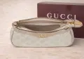 Gucci Луксозна Бежова Дамска Чанта С Монограм И Верижка Код DST85, снимка 2