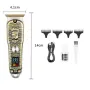 USB акумулаторна електрическа машинка за подстригване с LCD Дисплей, снимка 2