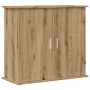 vidaXL Стойка за аквариум, дъб, 81x36x73 см, инженерно дърво, снимка 1