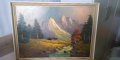 Картина в дървена рамка "Планински пейзажи", снимка 2