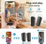 Нов Безжичен Микрофон със Зарядно за iPhone iPad Подарък, снимка 6