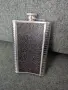 Метална манерка 9 oz (266 ml) с кожена декорация, снимка 2