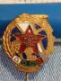 Стара значка от соца емайлирана ГОТОВ за ПВХО ДОСО за КОЛЕКЦИОНЕРИ 47783, снимка 2