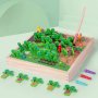 Дървена играчка Градински зеленчуци - Игра за улавяне на буболечки, снимка 3