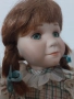 Винтидж порцеланова кукла Саманта от колекция Джордж, сертификат, снимка 18