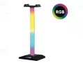 Геймърска RGB стойка за слушалки I-JMB LED / USB - 27 см, снимка 2