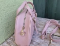 Дамска Розова Кожена Чанта , снимка 2